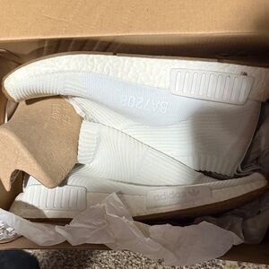 Adidas White NMD City Sock Sneakers